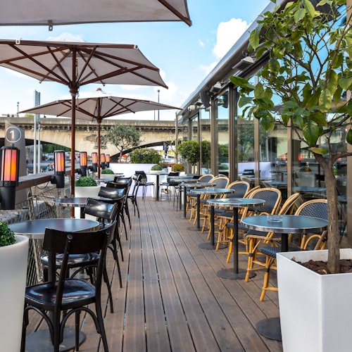 Río Sena: Paseo en barco con audioguía + Cena en Le Bistro Parisien