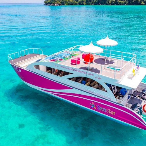 Islas Similan: Excursión de lujo en catamarán rápido desde Phuket