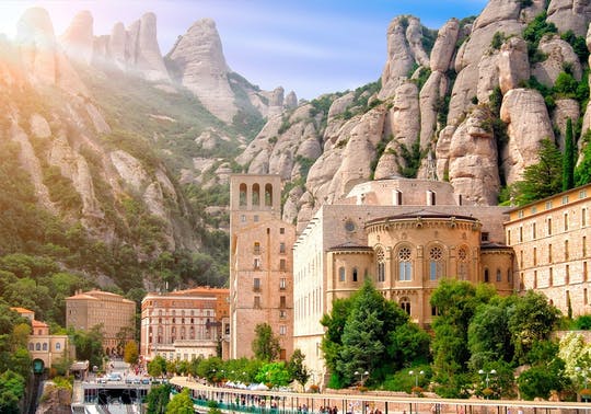 Montserrat guided tour and hiking experience with private transport from Barcelona
