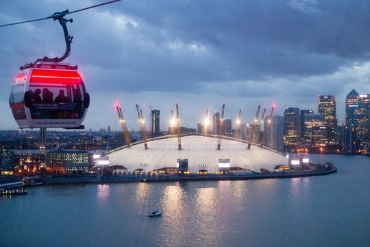 IFS Cloud Cable Car ride and Uber Boat by Thames Clippers one-way ticket