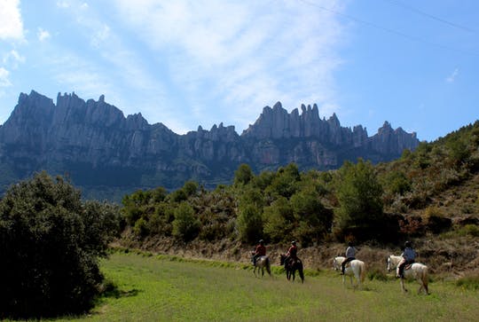 Horseback tour in Montserrat National Park from Barcelona