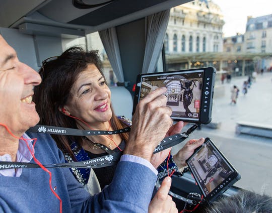 City tour of Paris by bus and tickets for a Seine cruise