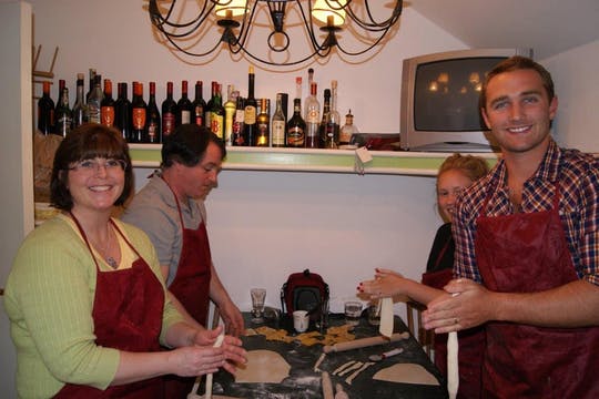 Día de cocina en la campiña romana.