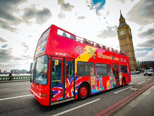London city tour hop-on hop-off bus