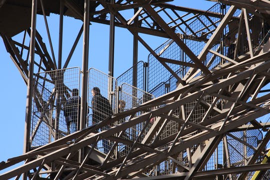 Guided Eiffel Tower climbing experience