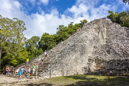 Maya Coba ruins tour with pyramid, ceremony and cenote swim