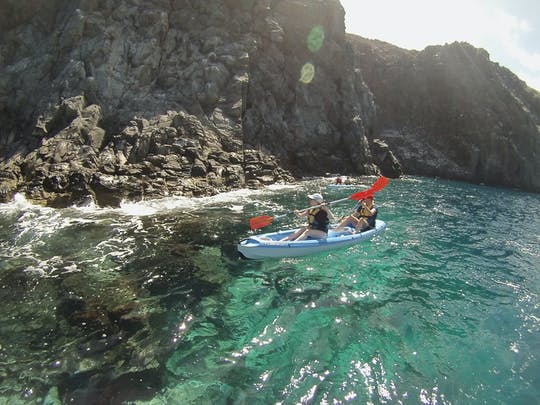 Excursión en kayak y snorkel en Tenerife