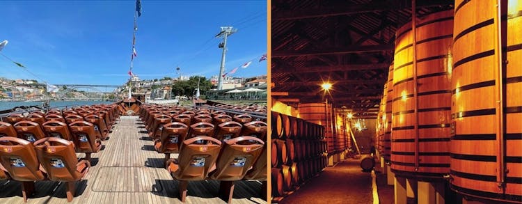 Sunset cruise in Porto