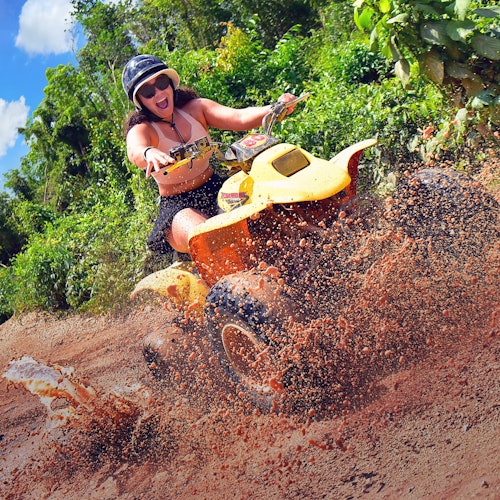 Aventura Extrema Cancún: Experiencia en ATV, Tirolina y Cenote