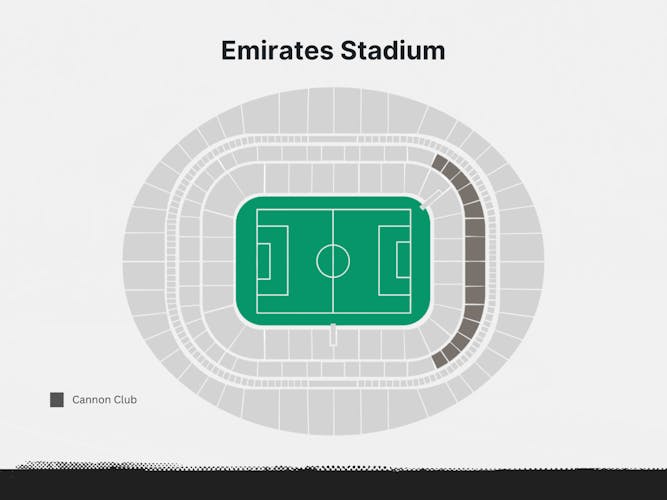 Arsenal FC football game with matchday hospitality at Emirates Stadium