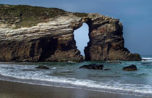 Playa de las Catedrales, Lugo y Ribadeo desde Santiago de Compostela