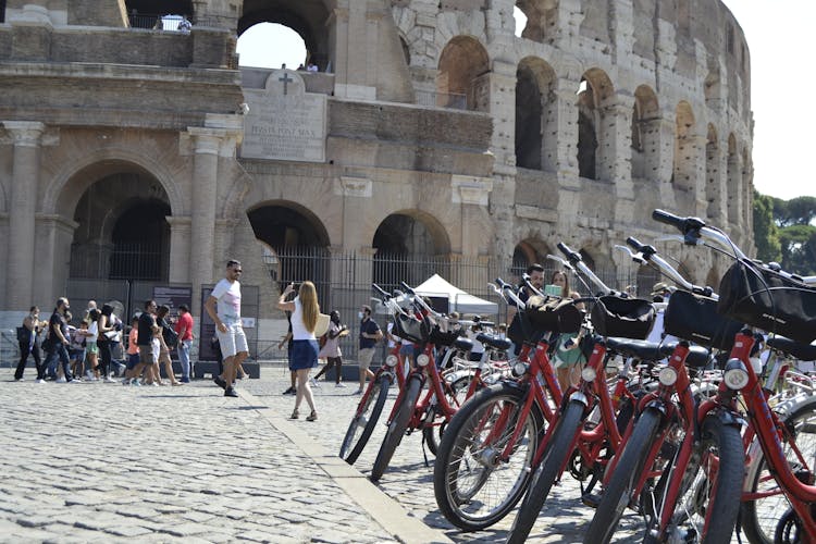 Rome self-guided city tour by bike