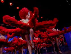 Cena y espectáculo en el Moulin Rouge + Transporte al centro de París