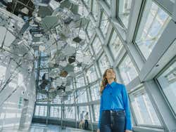 Entrada al mirador de la Torre Glòries