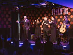 Espectáculo flamenco en el tablao Los Tarantos