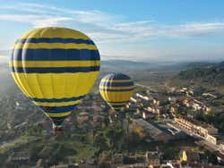 Paseo en globo por el Montseny