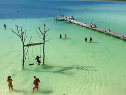 Excursión a la laguna de Kaan Luum y cenotes mayas
