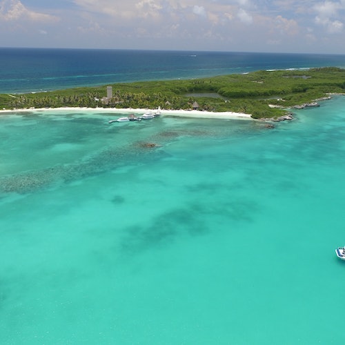 Isla Contoy e Isla Mujeres: Excursión en barco y con tubo desde Cancún