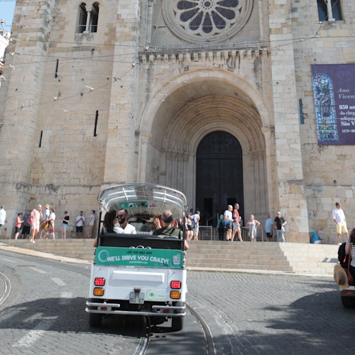 Visita privada en Tuk Tuk de 1,5 horas por el casco antiguo y el centro de Lisboa