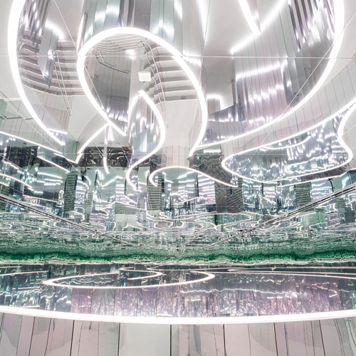 Experiencia de Arte Inmersivo Superblue Miami con teamLab