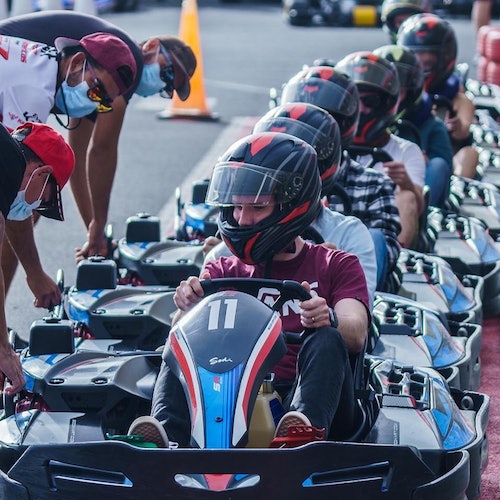 Tenerife: Carrera de karts al aire libre en Las Américas