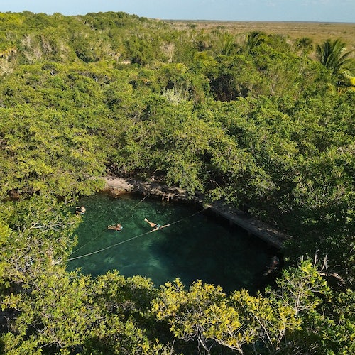 Isla Holbox: Visita Guiada, Transporte con Bebidas + Merienda